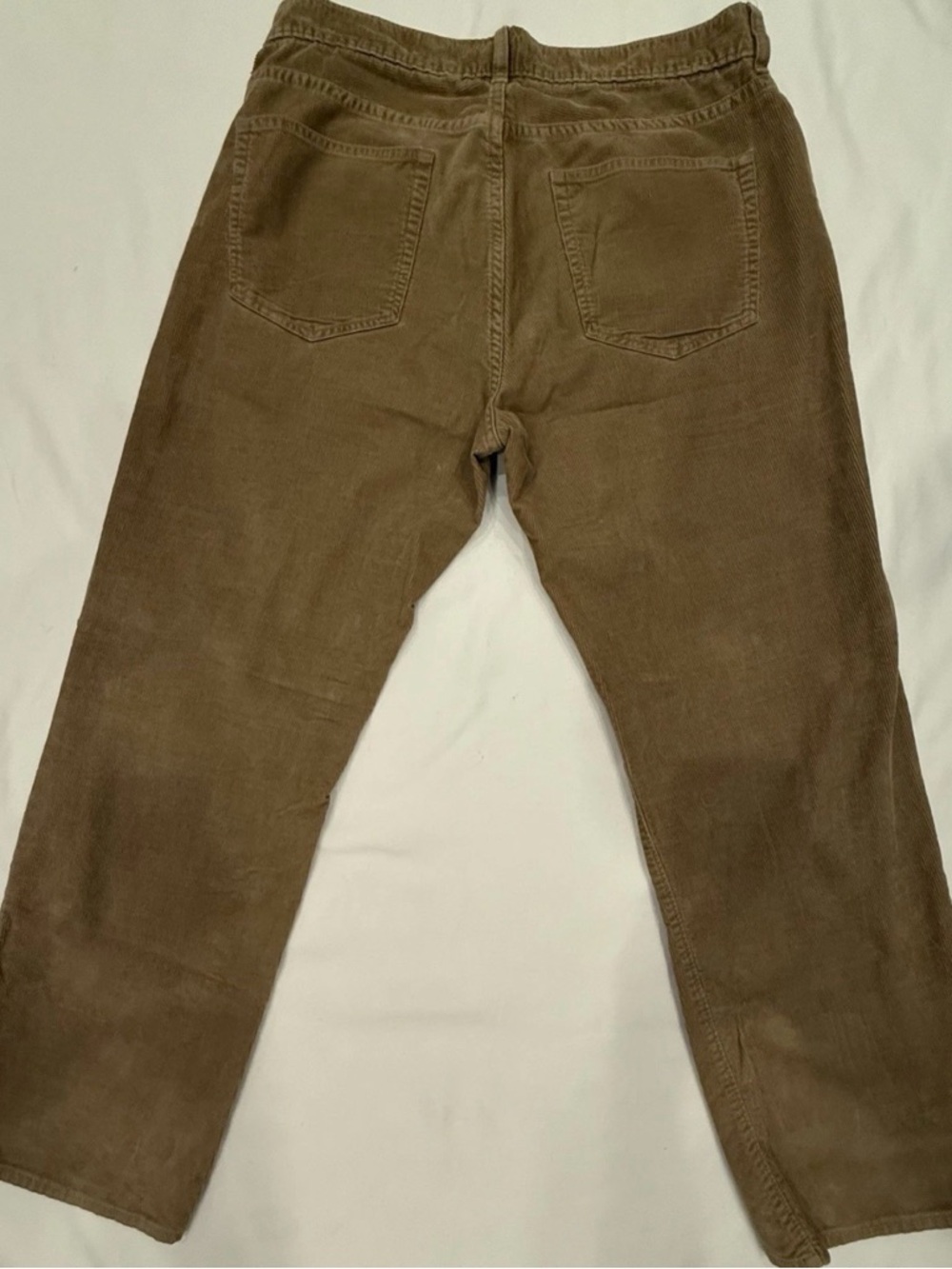 Vtg J. Crew Men’s Tan 34 x 30 Corduroy Straight Vintage Cord - Picture 2 of 10